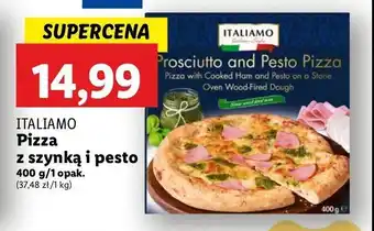 Lidl Pizza prosciutto i pesto Italiamo oferta