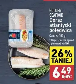 ALDI Dorsz atlantycki - polędwica Golden seafood oferta