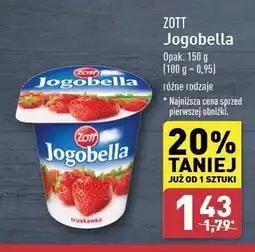ALDI Jogurt truskawka Zott jogobella oferta