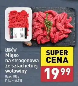 ALDI Mięso wołowe na strogonow Łuków oferta