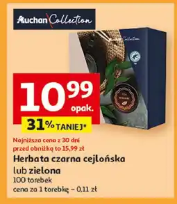 Auchan Herbata ceylon black majestic blend Auchan oferta