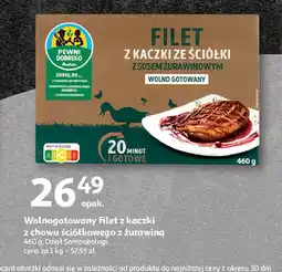 Auchan Filet z kaczki wolno gotowany z sosem żurawinowym Auchan pewni dobrego oferta