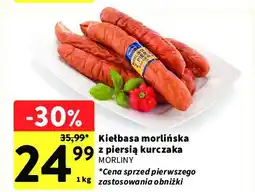 Intermarche Kiełbasa morlińska z piersi kurczaka Morliny oferta