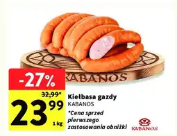 Intermarche Kiełbasa gazdy Kabanos oferta