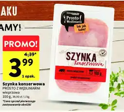 Intermarche Szynka konserwowa Intermarche prosto z wędliniarni oferta