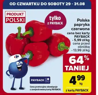 Carrefour Papryka czerwona polska oferta