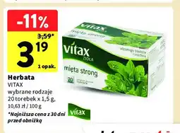 Intermarche Herbata mięta strong Vitax zioła oferta