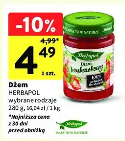 Intermarche Dżem truskawkowy Herbapol oferta