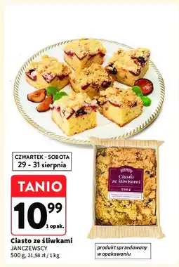 Intermarche Ciasto ze śliwkami Janczewscy oferta