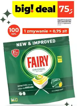 Dealz Tabletki do zmywarki lemon Fairy All In 1 oferta