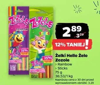 Netto Żelki sticks Mieszko zozole hello żelo oferta