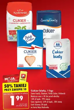 Biedronka Cukier biały 1kg oferta