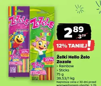 Netto Żelki rainbow Mieszko Zozole Hello Żelo oferta