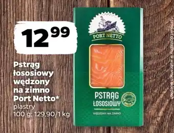 Netto Pstrąg łososiowy wędzony plastry Port Netto oferta