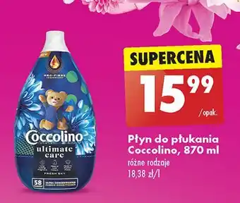 Biedronka Płyn do płukania fresh sky Coccolino Ultimate Care oferta