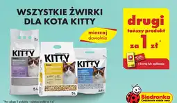 Biedronka Żwirek bentonitowy Kitty oferta