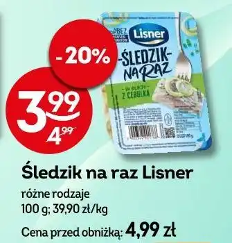 Żabka Śledzik na raz Lisner oferta