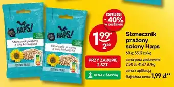 Żabka Słonecznik prażony solony Haps oferta