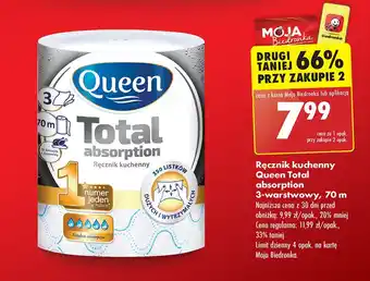 Biedronka Ręcznik kuchenny total absorption 70 m Queen oferta