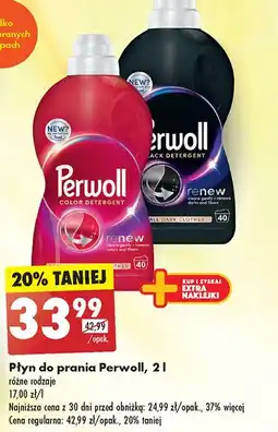 Biedronka Płyn do prania Perwoll Renew Black oferta