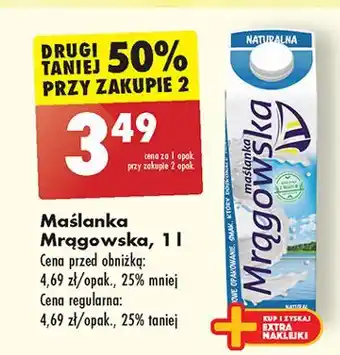 Biedronka Maslanka naturalna Mrągowska oferta