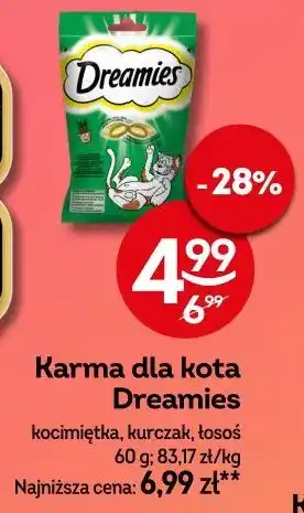 Żabka Karma dla kota Dreamies oferta