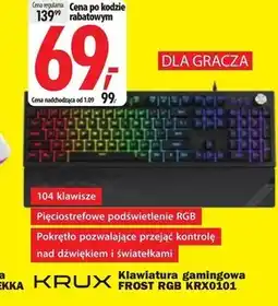 Media Expert Klawiatura gamingowa KRUX oferta