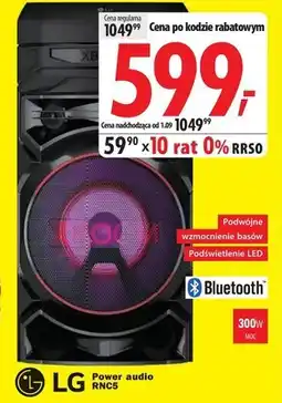 Media Expert Power audio LG oferta