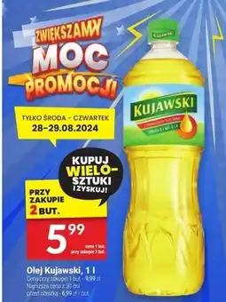 Twój Market Kujawski Olej rzepakowy z pierwszego tłoczenia 1 l oferta