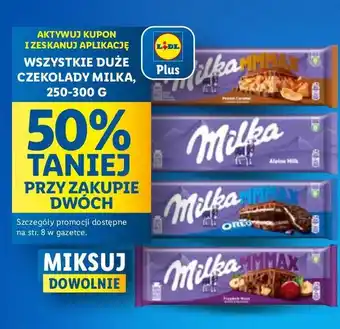 Lidl Czekolada Milka duża oferta