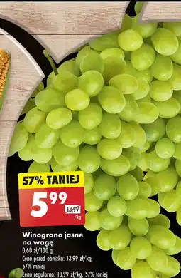Biedronka Winogrona jasne oferta