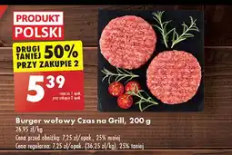 Biedronka Burger wołowy Czas Na Grill oferta