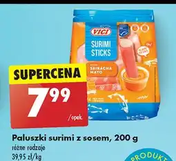 Biedronka Paluszki surimi z sosem sriracha mayo Vici oferta