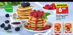 Biedronka Pancakes z sosem malinowym Yeemy oferta