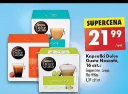 Biedronka Kawa flat white Nescafe Dolce Gusto oferta