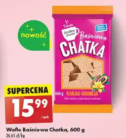 Biedronka Wafle baśniowa chatka kakao-wanilia Twoje Słodkie Chwile oferta