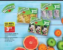 Biedronka Sok pomarańczowy Tymbark Kartonik oferta