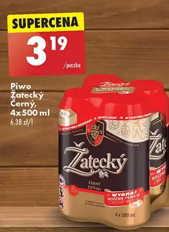 Biedronka Piwo Zatecky Cerny oferta