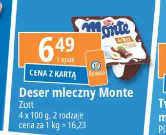 E.Leclerc Deser mleczny Monte Zott oferta