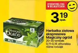 Delikatesy Centrum Herbatka ziołowa ekspresowa Magiczny ogród oferta