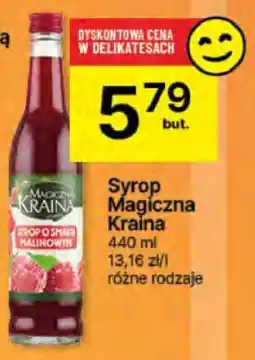 Delikatesy Centrum Syrop Magiczna Kraina oferta