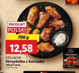 Lidl Skrzydełka z kurczaka w marynacie paprykowej Grill and fun oferta