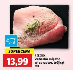 Lidl Żeberko wieprzowe mięsne trójkąt Rzeźnik codzienna dostawa oferta