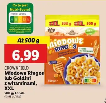 Lidl Płatki miodowe ringos Crownfield oferta