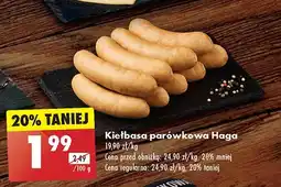 Biedronka Kiełbasa parówkowa rzeźnika Haga oferta