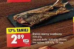 Biedronka Dorsz czarny wędzony oferta