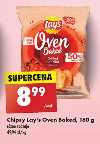 Biedronka Chipsy grillowana papryka Lay's oven baked (prosto z pieca) Frito lay lay's oferta