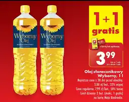Biedronka Olej słonecznikowy Wyborny oferta
