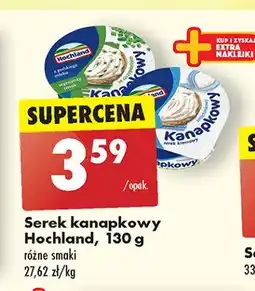 Biedronka Serek śmietankowy Hochland kanapkowy oferta