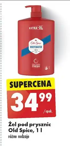 Biedronka Żel pod prysznic Old Spice Whitewater oferta